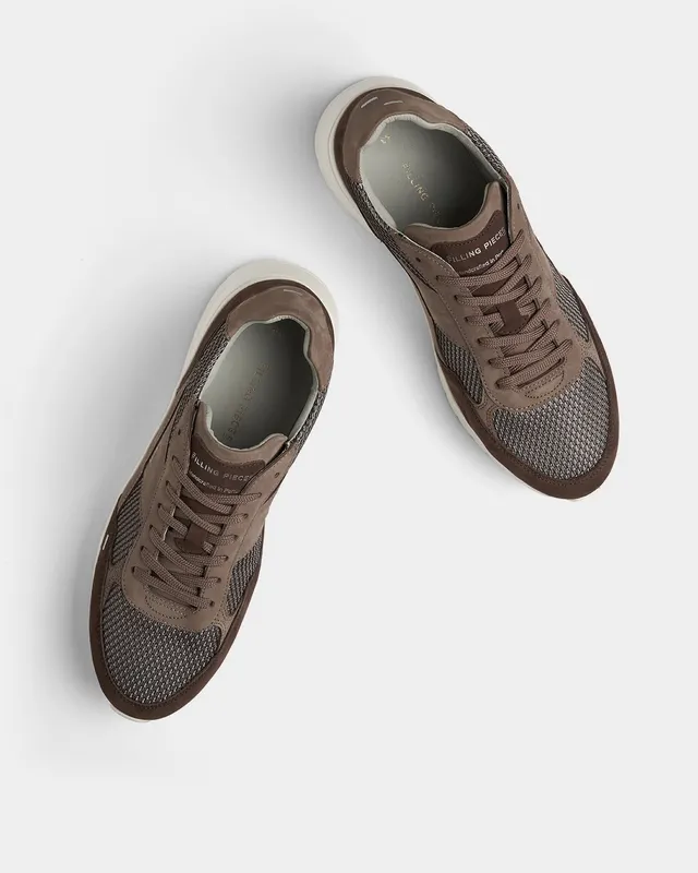 Filling Pieces Jet Runner Mesh Taupe