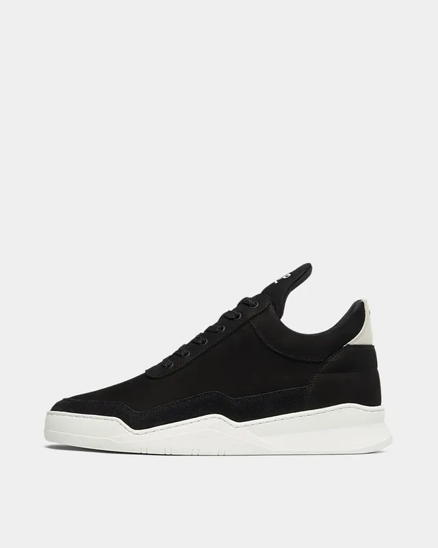 Filling Pieces Low Top Ghost Black / Off White