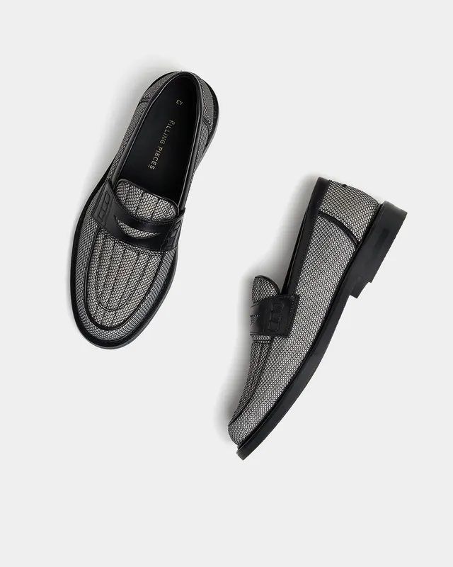 Filling Pieces Loafer Mesh Silver