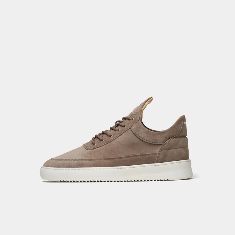 Filling Pieces Low Top Suede Organic Earth