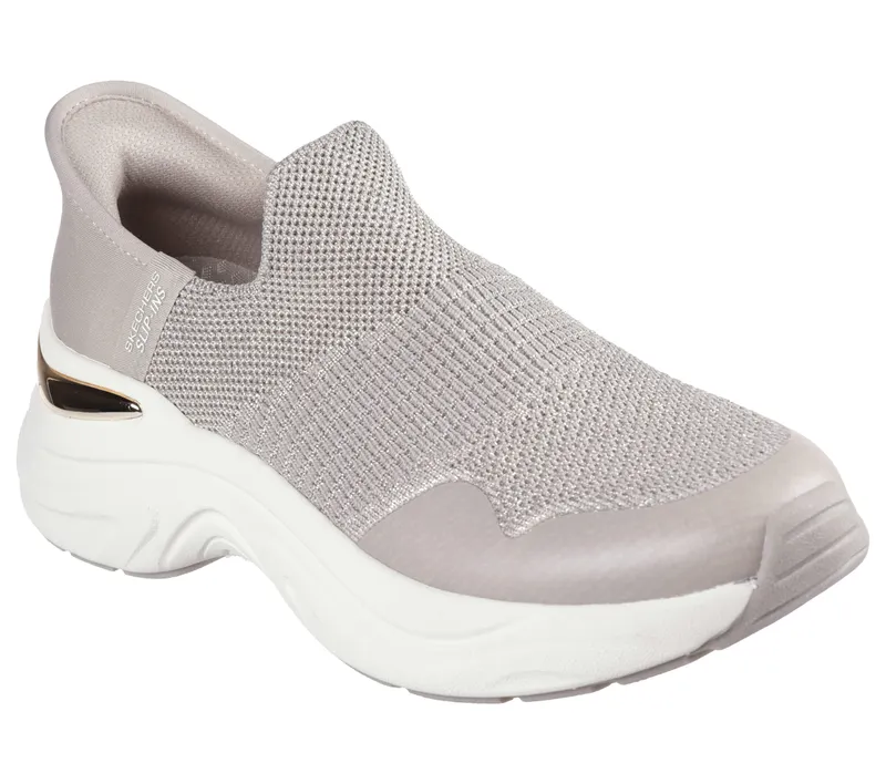Skechers Skechers Slip-ins: Hazel – Priya – Taupe / Goud (177587-TPGD)