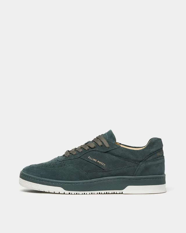 Filling Pieces Ace Suede Dark Green