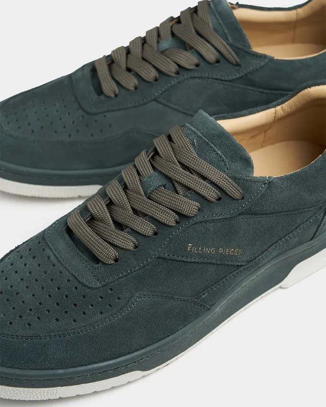 Filling Pieces Ace Suede Dark Green