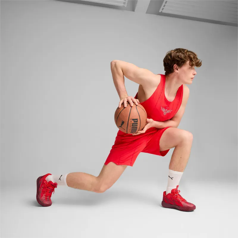 Puma MB.03 Lo Team basketbalschoenen Rood (310519-02)