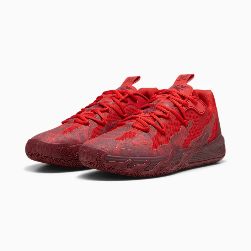 Puma MB.03 Lo Team basketbalschoenen Rood (310519-02)