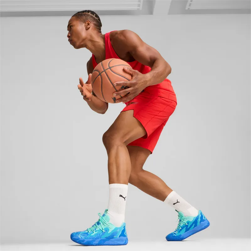 Puma MB.03 Lo Team basketbalschoenen Blauw (310519-01)