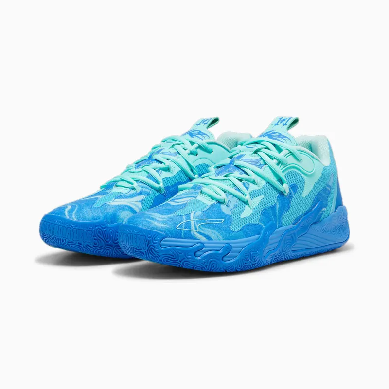Puma MB.03 Lo Team basketbalschoenen Blauw (310519-01)