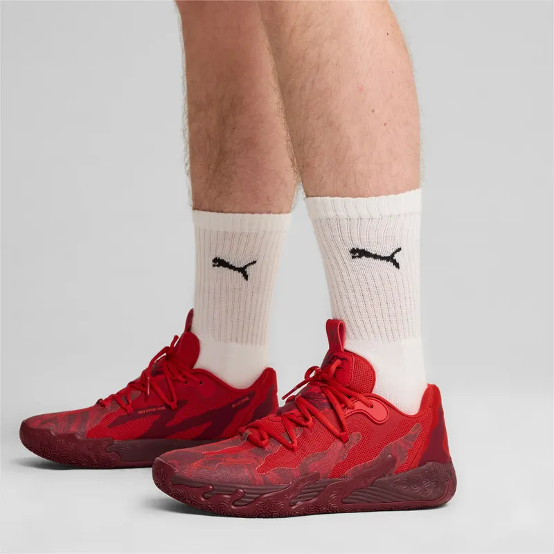 Puma MB.03 Lo Team basketbalschoenen Rood (310519-02)