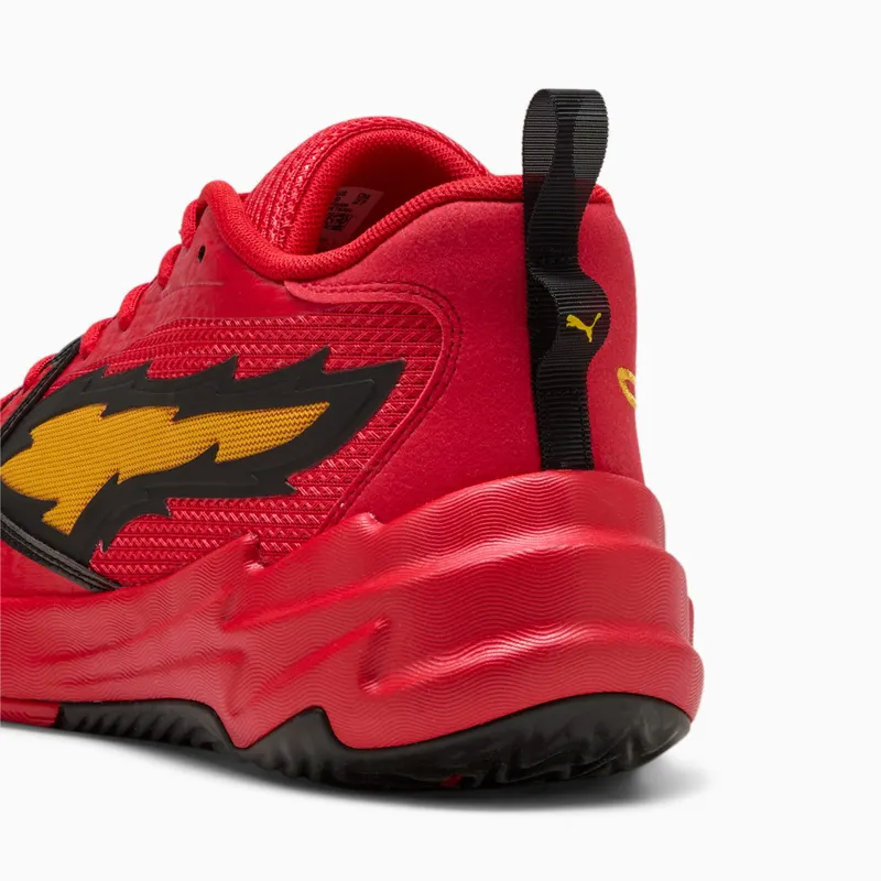 Puma Scoot Zeros Retro Portland basketbalschoenen Rood/Geel (311070-01)