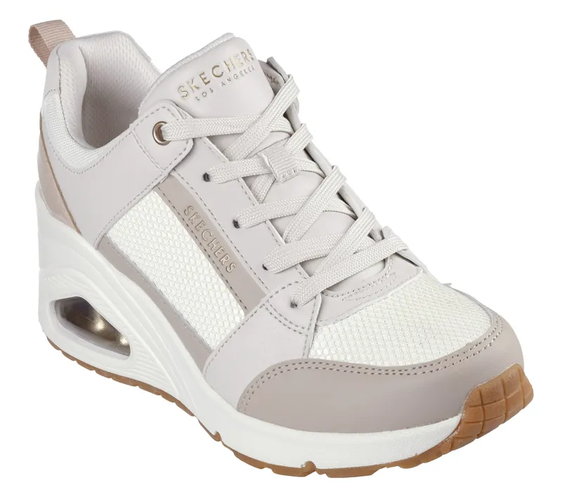 Skechers Uno Wedge – Everything Nice – Gebroken Wit (177526-OFWT)