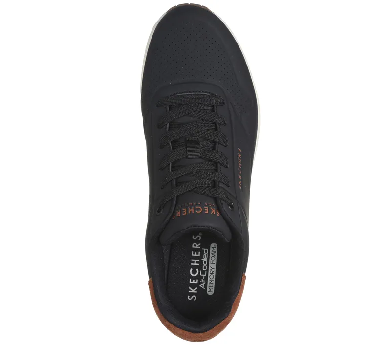 Skechers Uno – Suited On Air – Zwart (183004-BLK)