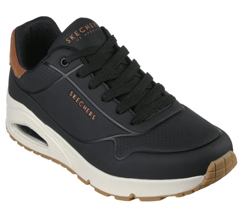 Skechers Uno – Suited On Air – Zwart (183004-BLK)