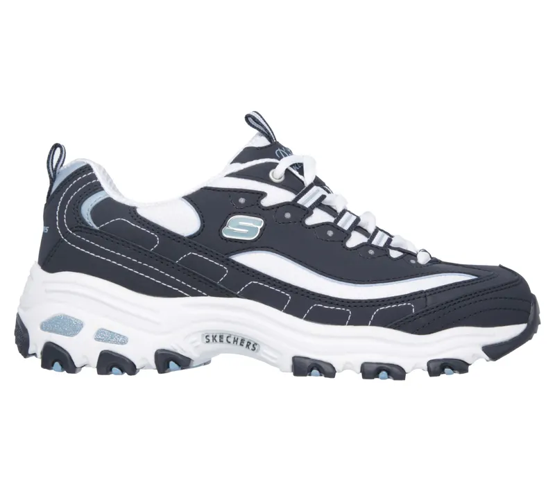 Skechers D’Lites – Biggest Fan – Marine / Wit (11930-NVW)