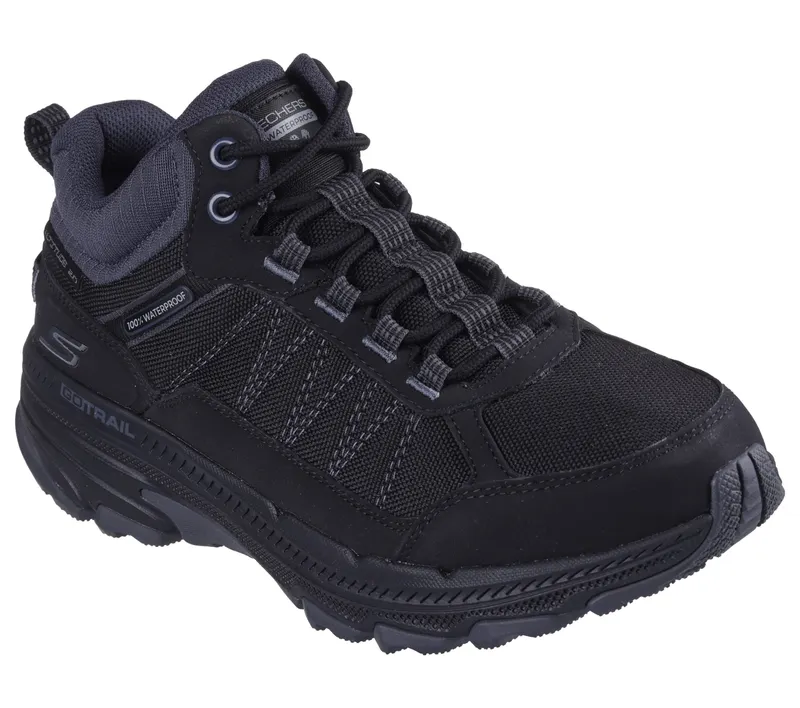 Skechers Waterproof: GO RUN Trail Altitude 2.0 – Zwart / Houtskool (129531-BKCC)