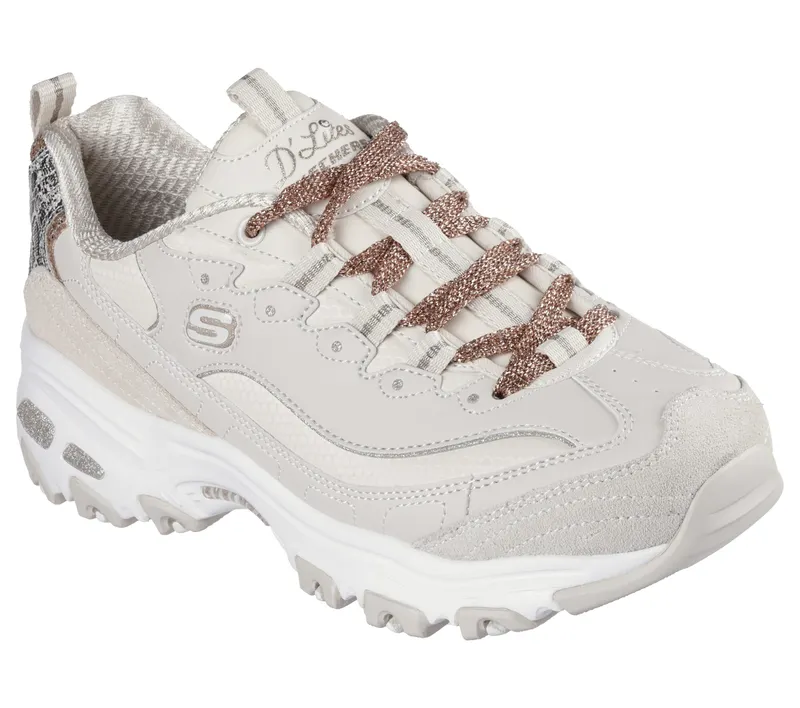 Skechers D’Lites – Golden Chic – Natuurlijk / Goud (150235-NTGD)