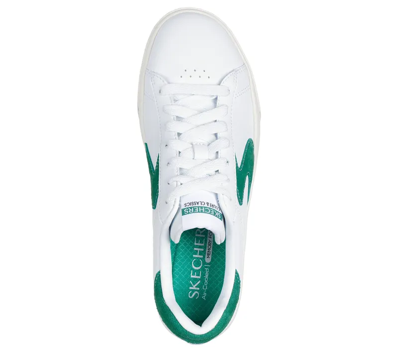 Skechers Camdenn – Been Lifted – Wit / Groente (185045-WGR)