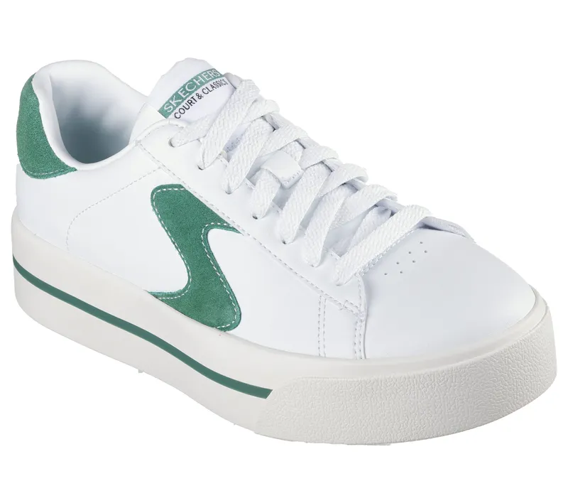 Skechers Camdenn – Been Lifted – Wit / Groente (185045-WGR)