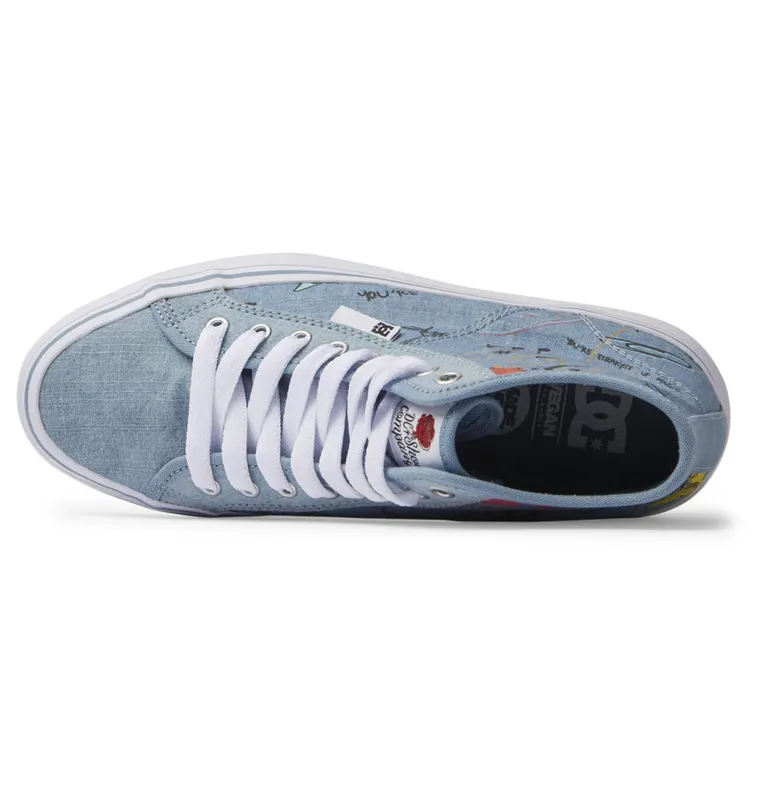 DC Shoes Manual Hi Platform heather dark denim (ADJS300296-HDD)