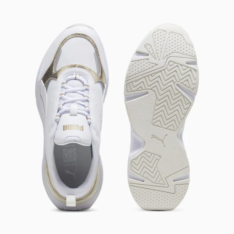 Puma Cassia Metallic Shine Goud/Grijs/Wit (395267-01)