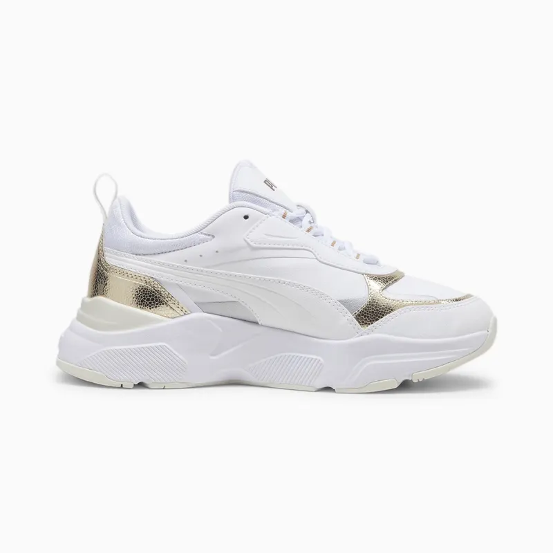 Puma Cassia Metallic Shine Goud/Grijs/Wit (395267-01)