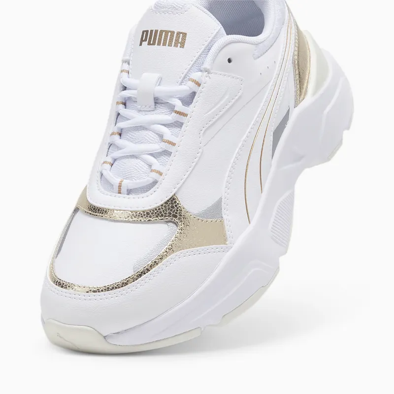 Puma Cassia Metallic Shine Goud/Grijs/Wit (395267-01)