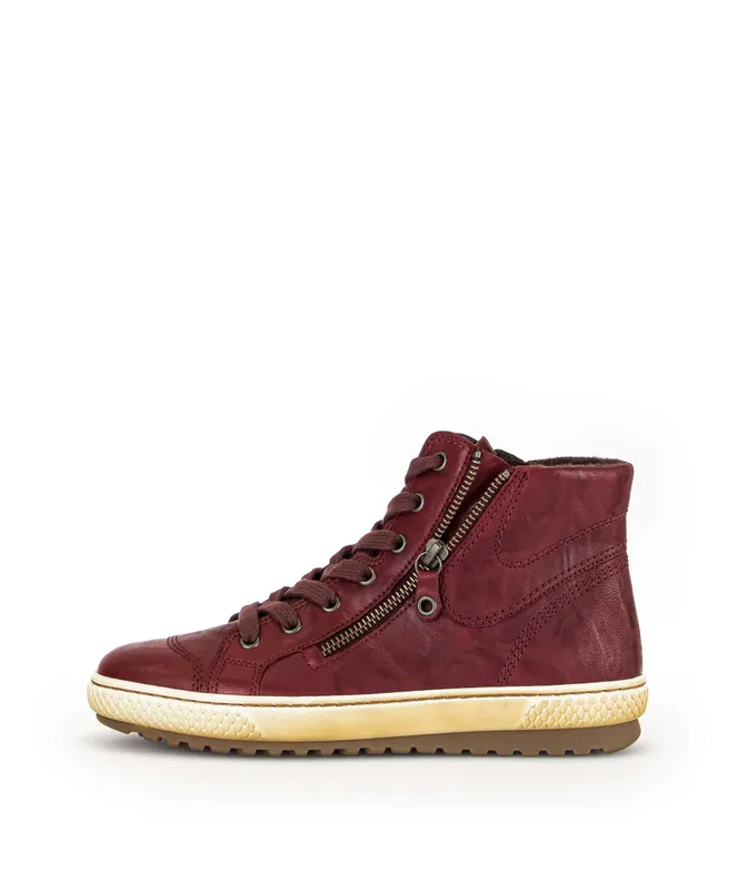 Gabor Hoge sneakers Rood (53.754.55)