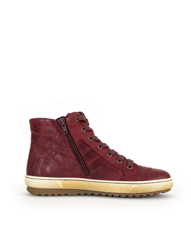 Gabor Hoge sneakers Rood (53.754.55)