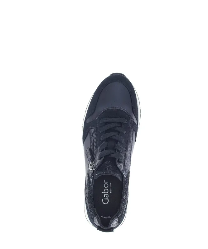 Gabor Lage sneakers Blauw (56.446.66)
