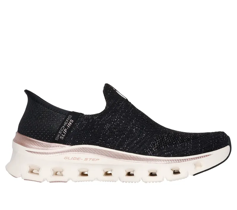 Skechers Skechers Slip-ins: Glide-Step Pro – Night Gleam – Zwart / Roos Goud (150425-BKRG)