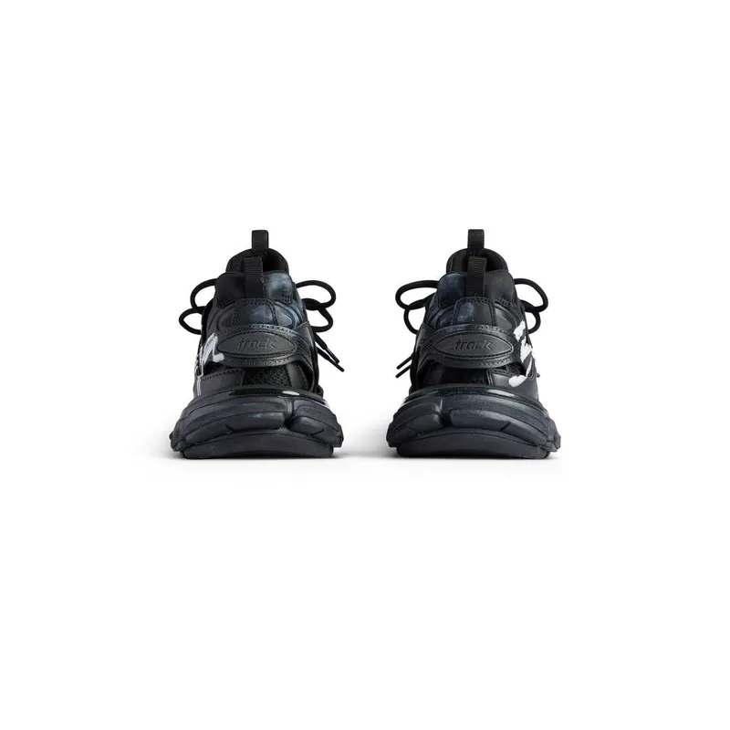 Balenciaga Track Signature Sneaker Black / White (542436WTRHW1090)