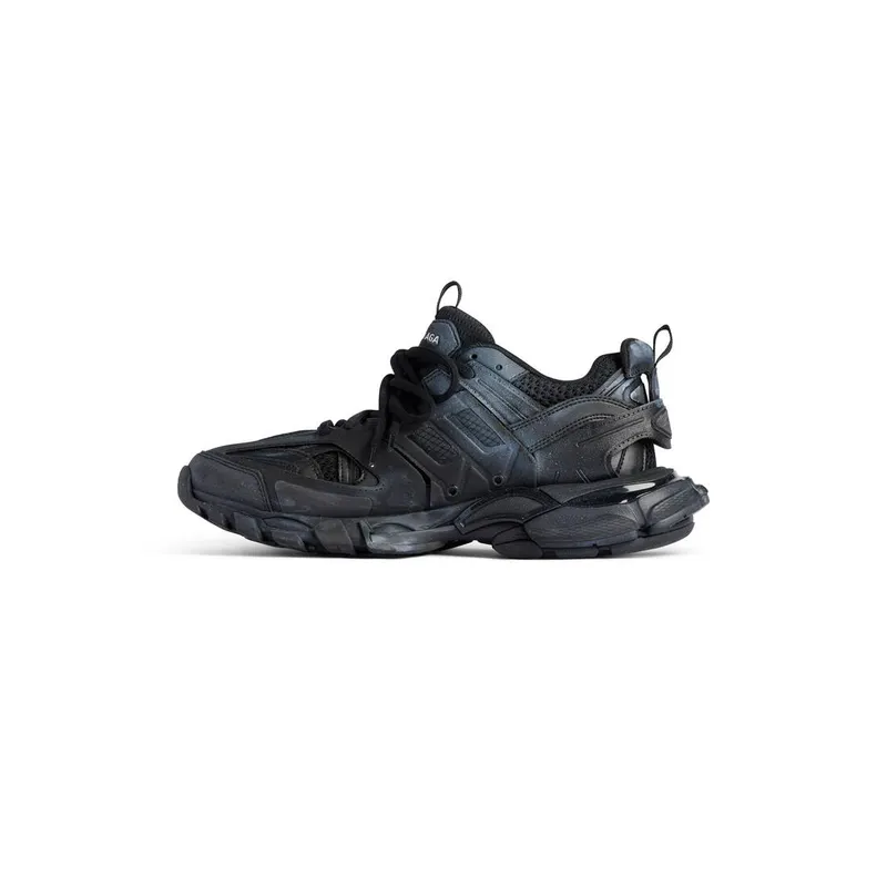 Balenciaga Track Signature Sneaker Black / White (542436WTRHW1090)