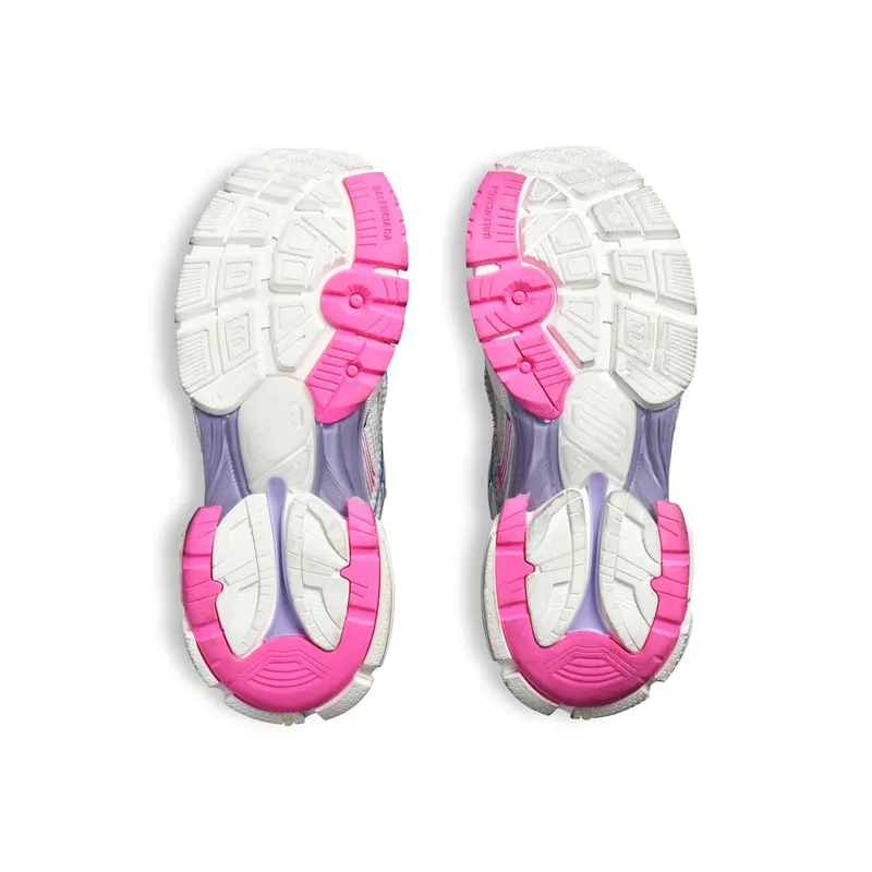 Balenciaga Runner Sneaker White / Lilac / Neon Pink / Navy (772767W3RMU9554)