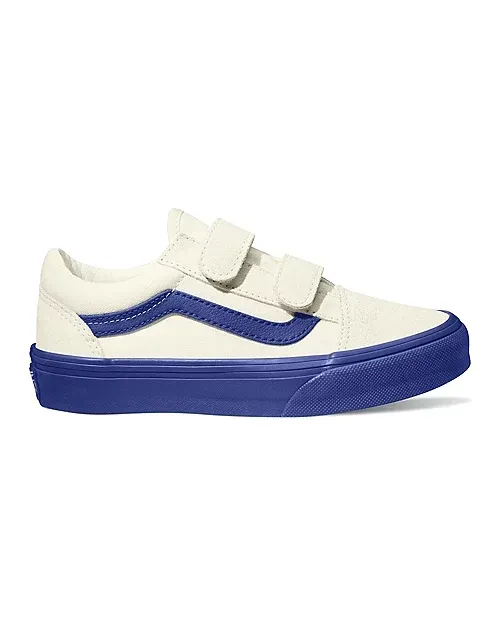 VANS Old Skool Kinderschoenen Met Klittenband Blauw (VN000CYWCG4)