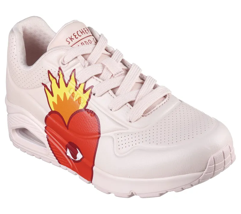 Skechers Ricardo Cavolo: Uno – Flaming Heart – Roze / Multi (177956-PKMT)