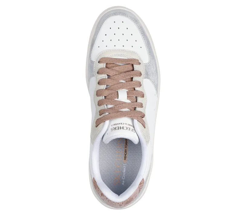 Skechers Hiland – Soft Metals – Wit / Multi (185173-WMLT)