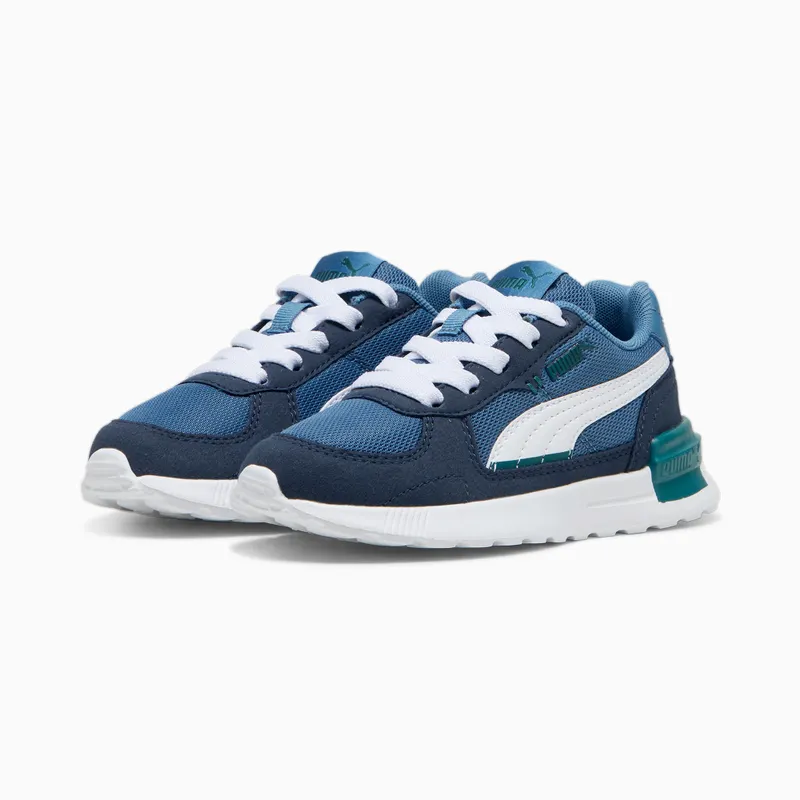 Puma Graviton AC kinderen Blauw/Groen/Wit (381988-37)