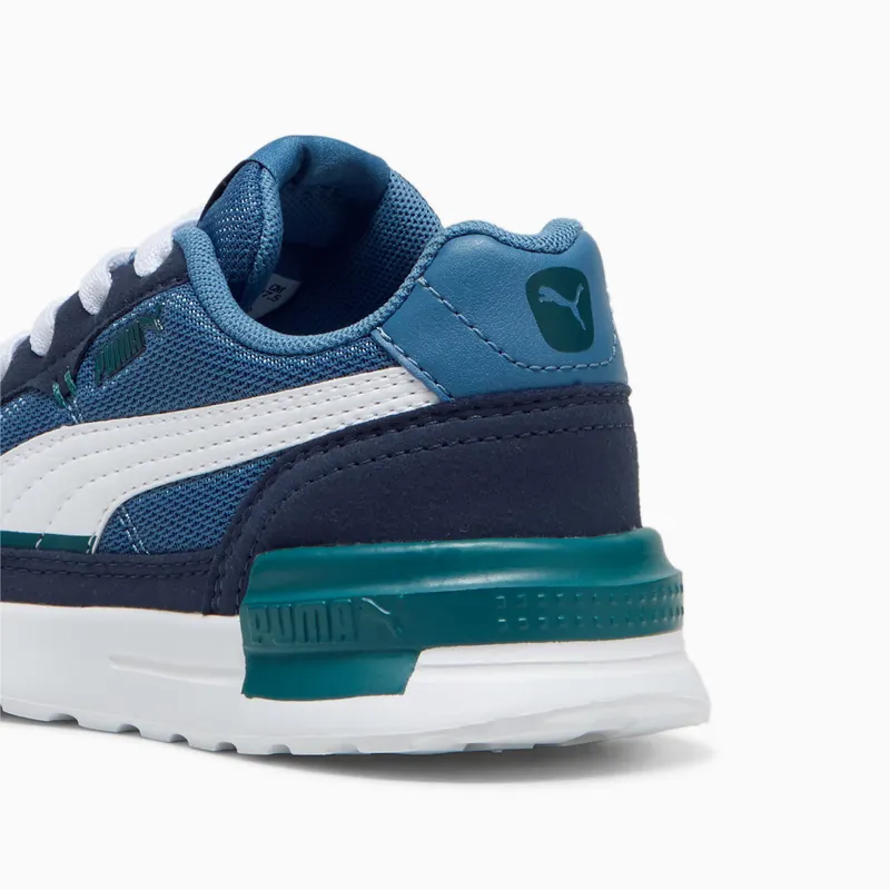 Puma Graviton AC kinderen Blauw/Groen/Wit (381988-37)