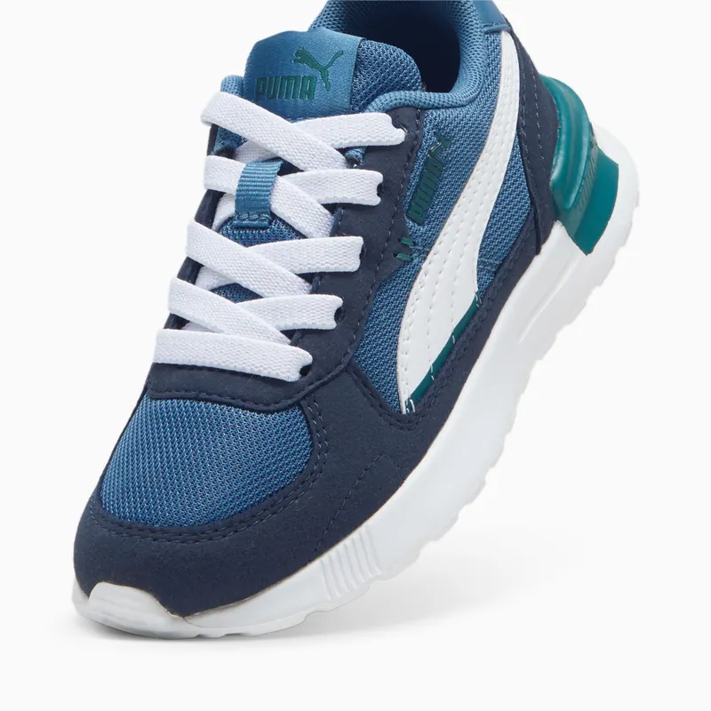 Puma Graviton AC kinderen Blauw/Groen/Wit (381988-37)