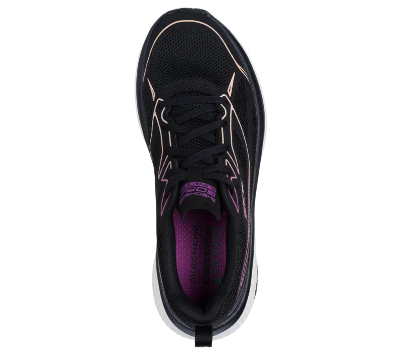 Skechers GO RUN Elevate 2.0 – Allaire – Zwart / Purper (129001-BKPR)