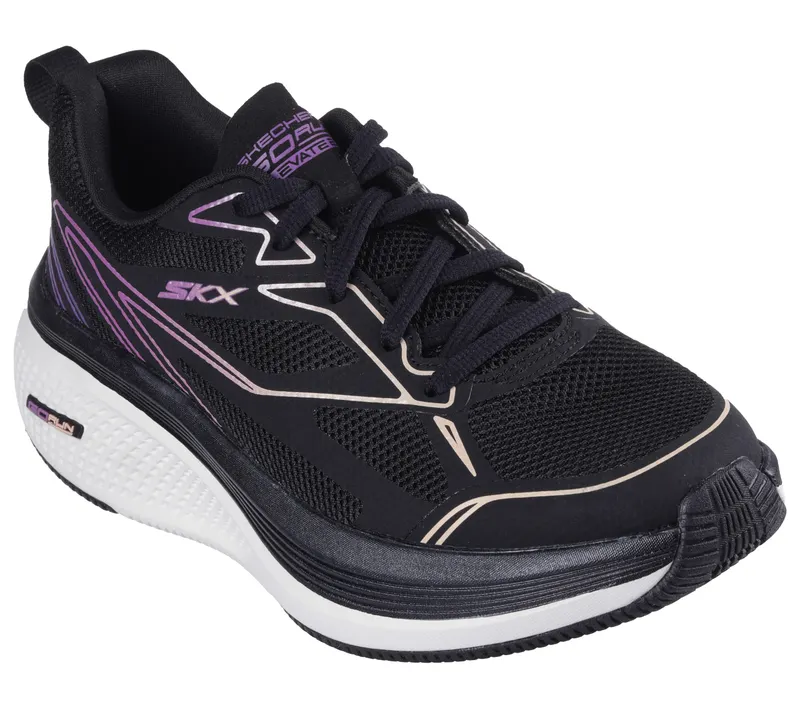 Skechers GO RUN Elevate 2.0 – Allaire – Zwart / Purper (129001-BKPR)