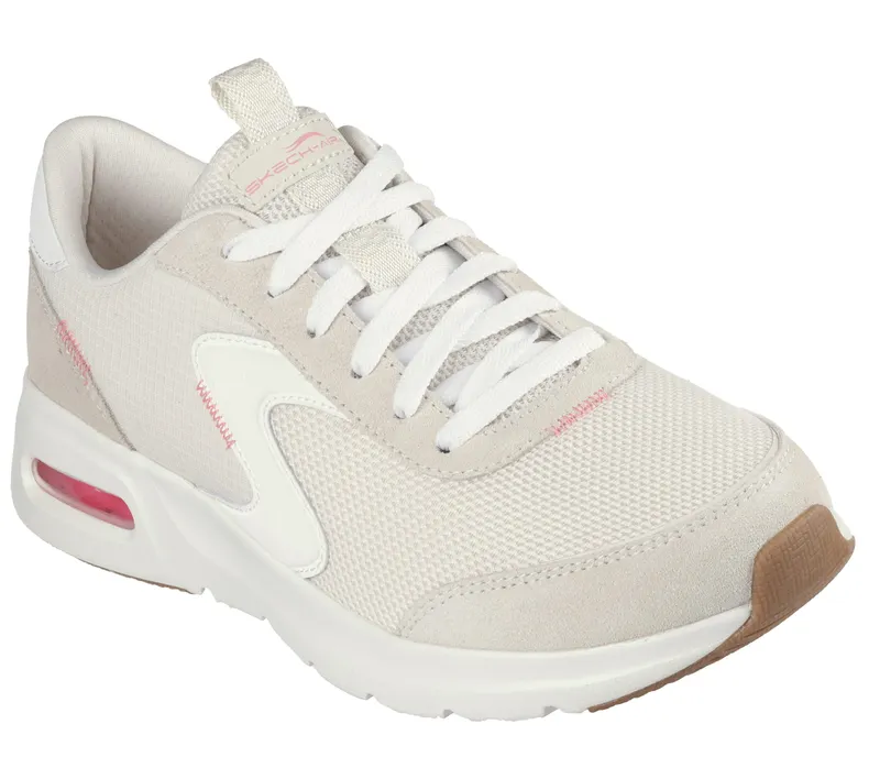 Skechers Skech-Air Court – Air Wave – Natuurlijk / Heet Roze (150076-NTHP)
