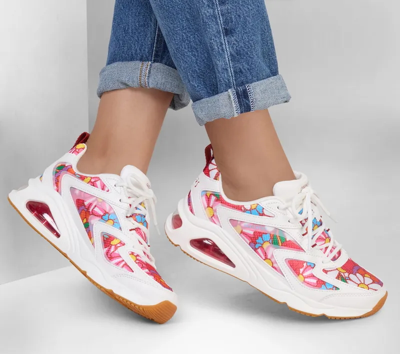 Skechers Ricardo Cavolo: Tres-Air Uno – Spring Bloom – Wit / Multi (177948-WMLT)