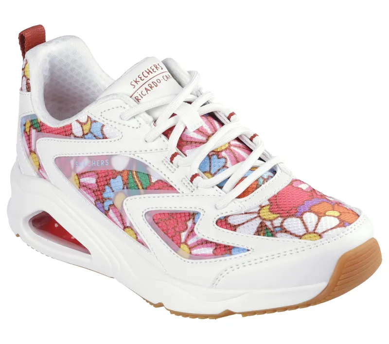Skechers Ricardo Cavolo: Tres-Air Uno – Spring Bloom – Wit / Multi (177948-WMLT)