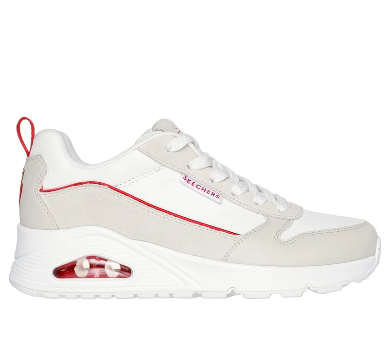 Skechers Ricardo Cavolo: Uno – Flaming Love – Wit / Natuurlijk (177949-WNT)