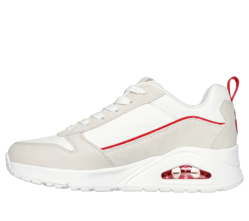 Skechers Ricardo Cavolo: Uno – Flaming Love – Wit / Natuurlijk (177949-WNT)