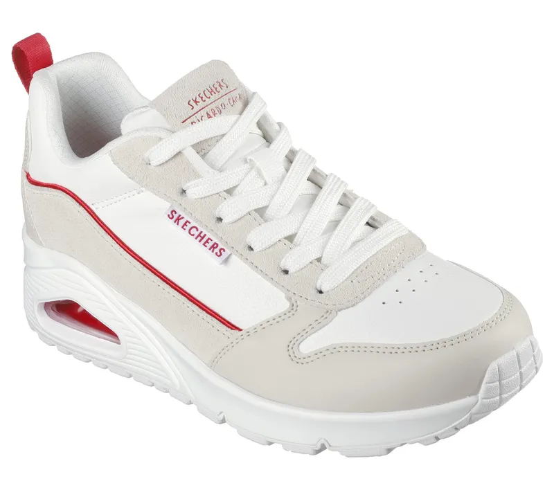 Skechers Ricardo Cavolo: Uno – Flaming Love – Wit / Natuurlijk (177949-WNT)