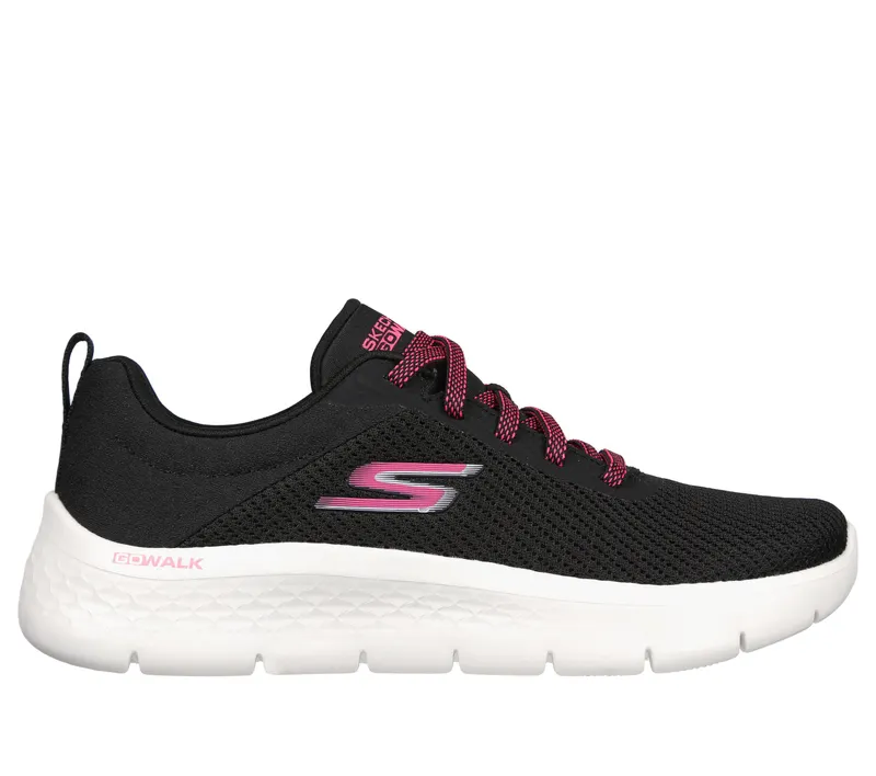 Skechers GO WALK Flex – Alani – Zwart / Heet Roze (124952-BKHP)