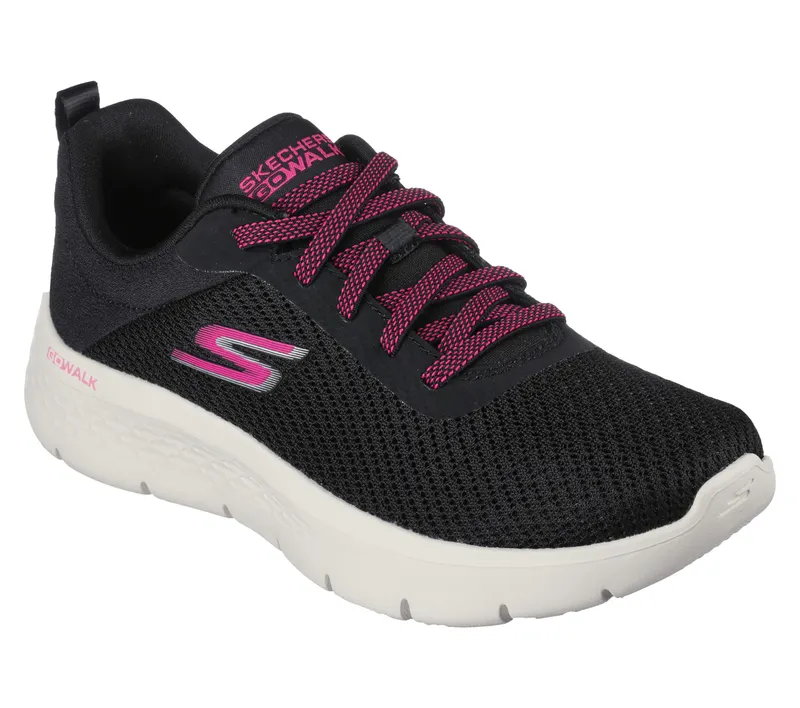 Skechers GO WALK Flex – Alani – Zwart / Heet Roze (124952-BKHP)