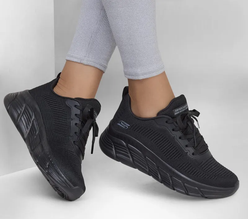 Skechers Skechers BOBS Sport B Flex Hi – Flying HI – Zwart (117385-BBK)