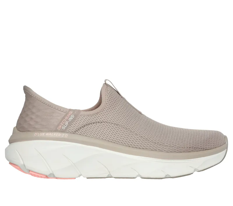 Skechers Skechers Slip-ins RF: D’Lux Walker 2.0 – Taupe / Koraal (150099-TPCL)